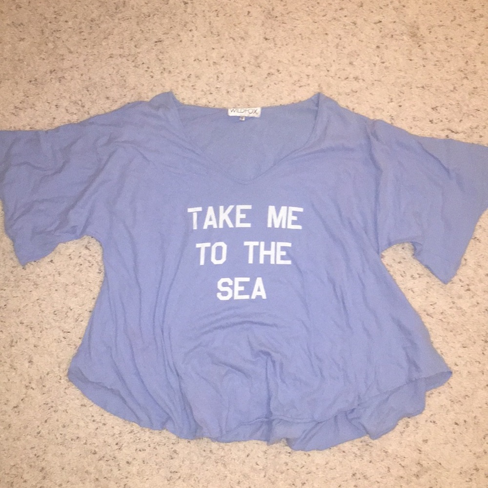 WILDFOX shirt / coverup